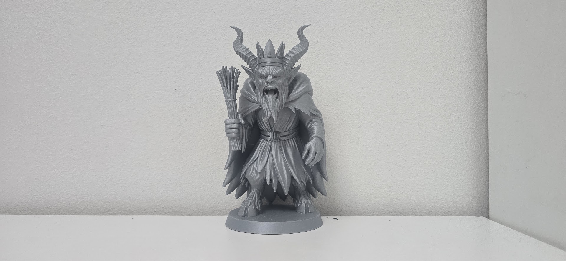 Halloween Krampus Emperor – Grey Ruler of Shadows