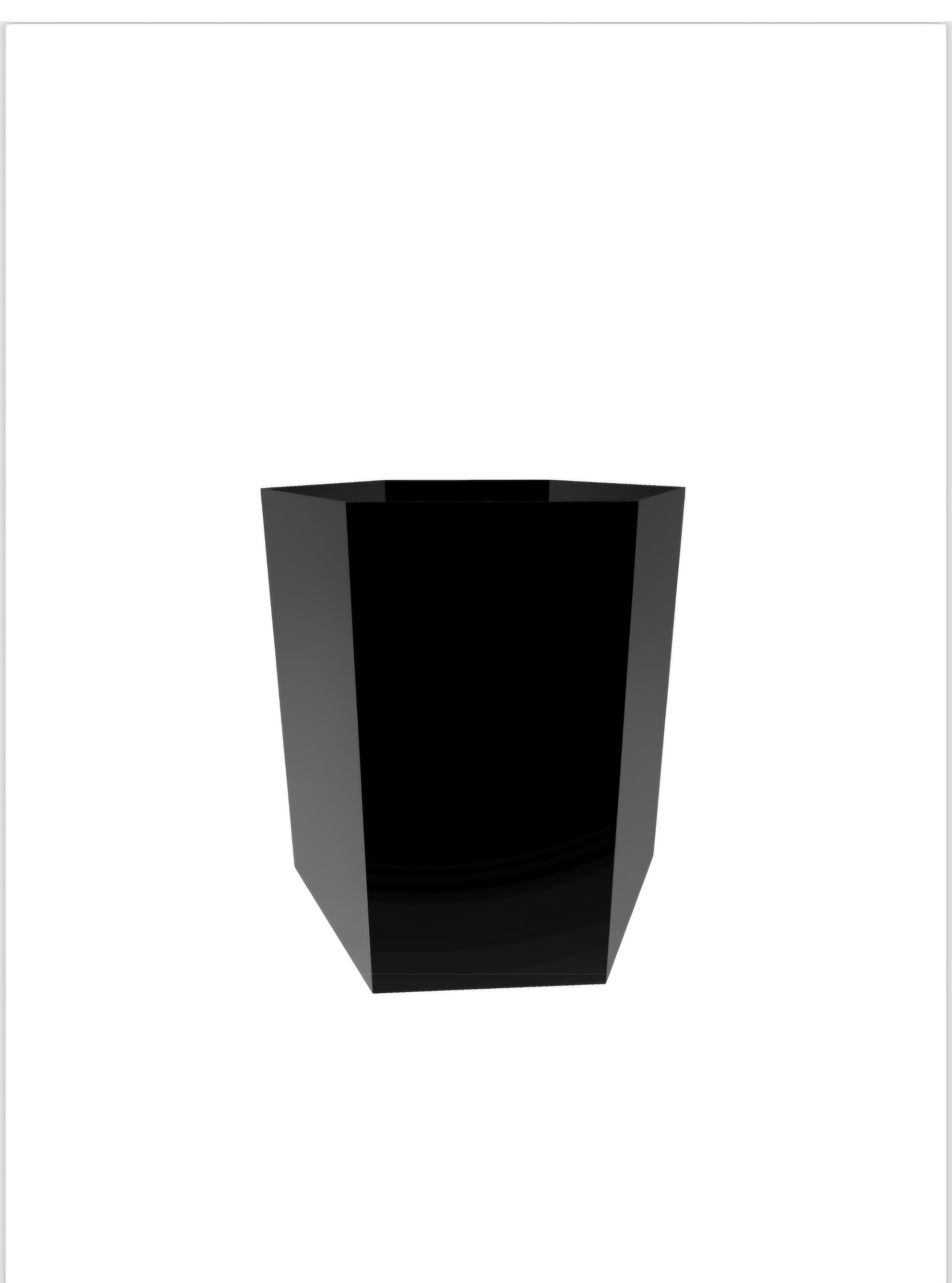 Miniatura 2 do modelo 3D Hexagonal vase 20cm