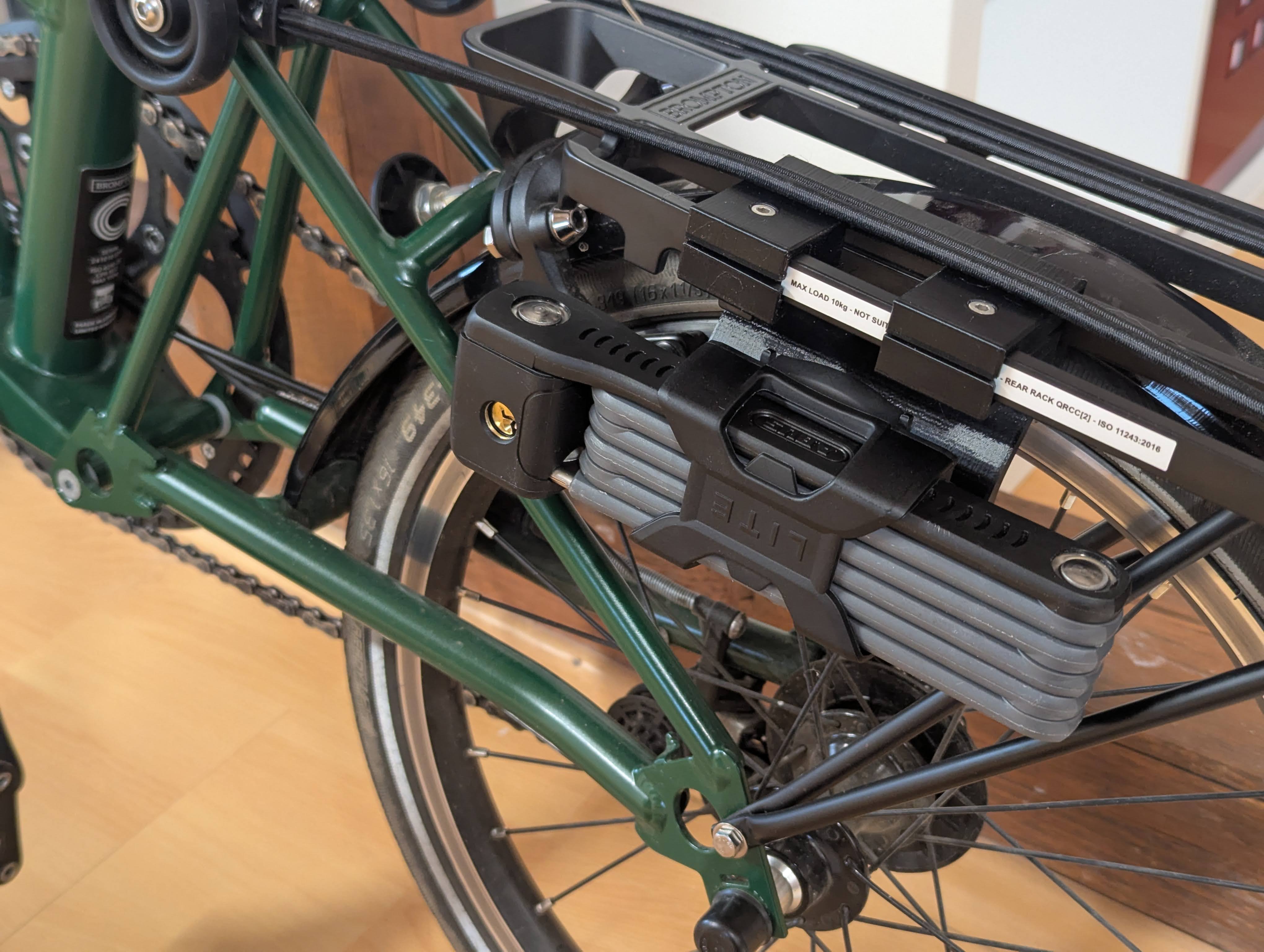 Brompton Rack Mounting Bracket for Abus Bordo Lite 6055