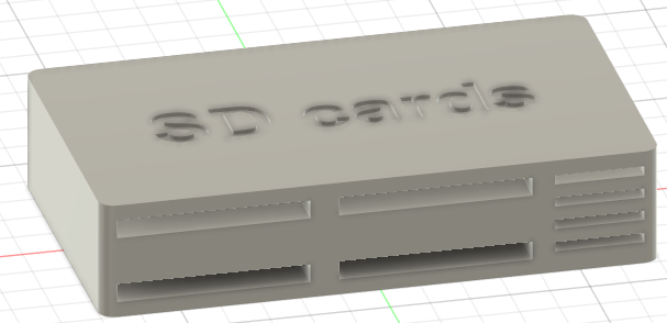 SD & microSD Card Nest - Compact Storage Tray