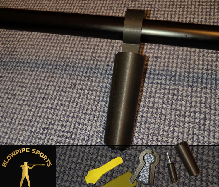 Griff für Blasrohr Aussen-Durchmesser 14 und 20mm (Kaliber 10 und 16)