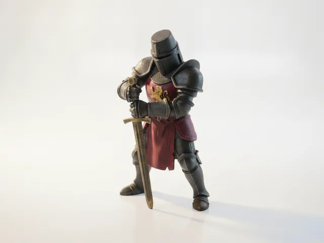 Knight Warrior Figurine Fantasy 3D Printable