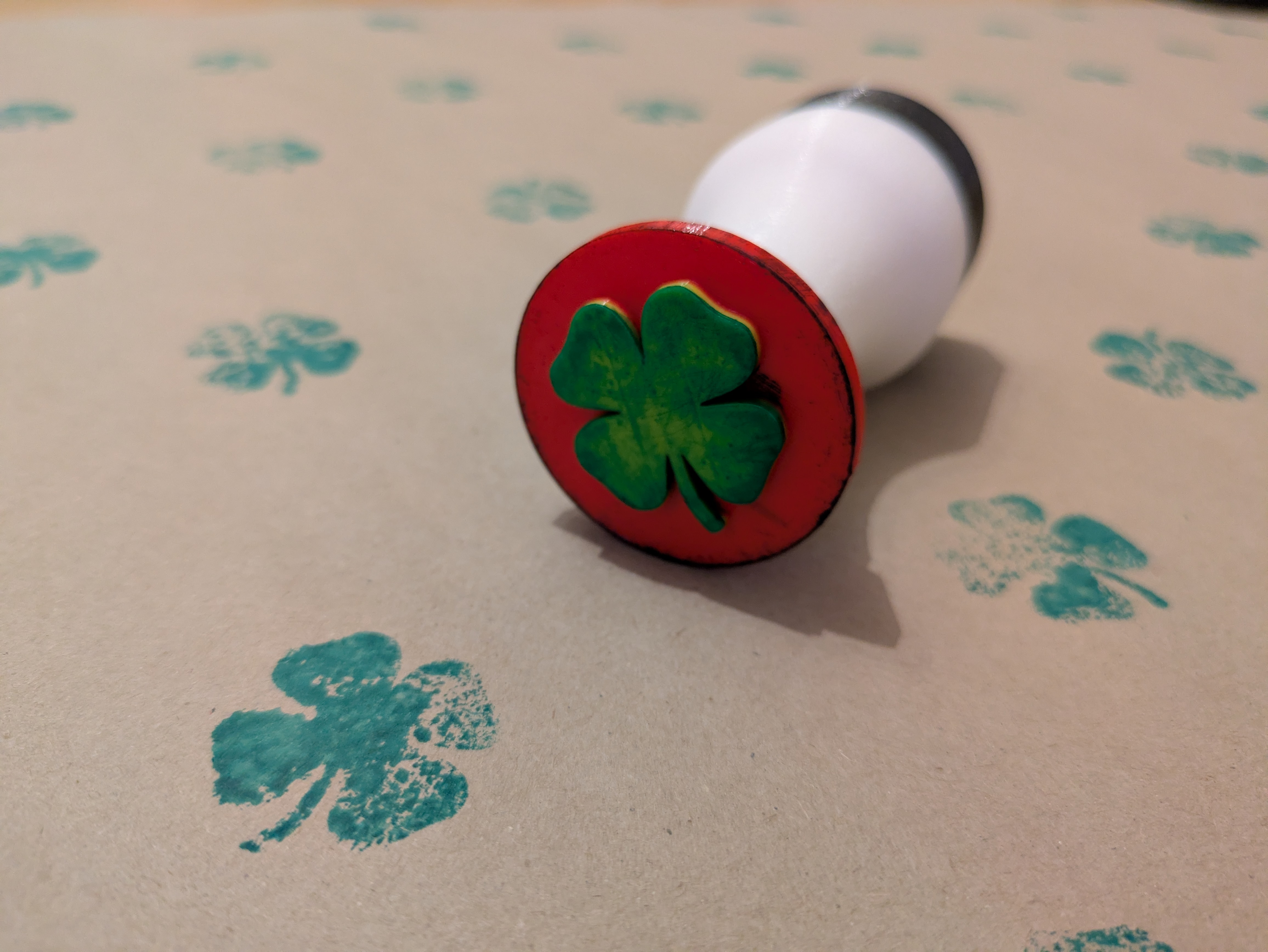 Four-leaf clover Soap Stamp Head