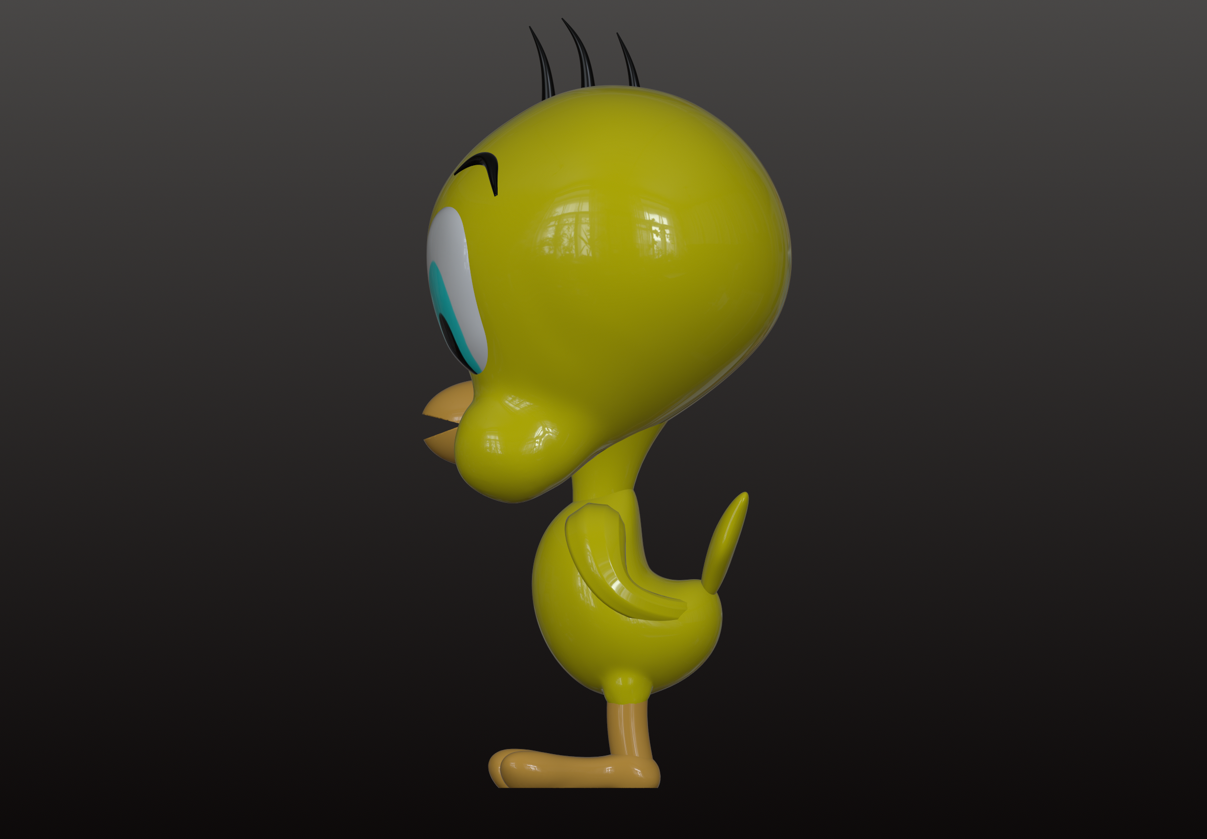 Miniatura 6 do modelo 3D Tweety Bird