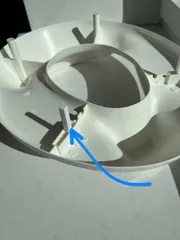 Children's Toilet Seat locking pin
