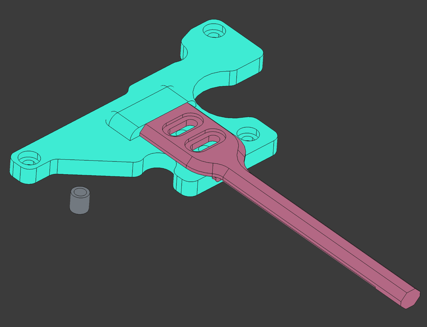 SV08 - A4T Filament Cutter ARM