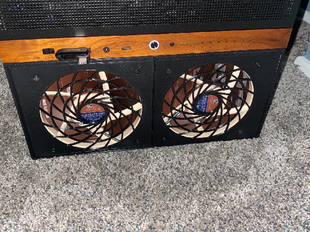 Jonsbo N6 Front Fan Mod Noctua High Efficiency A12x15