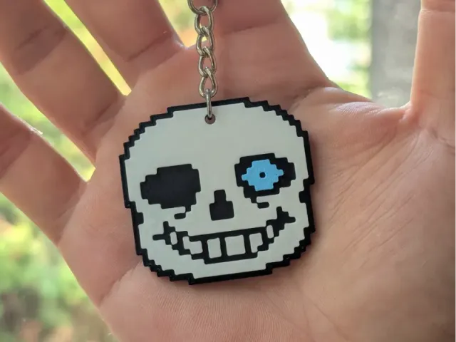 Sans - Undertale - Keychain