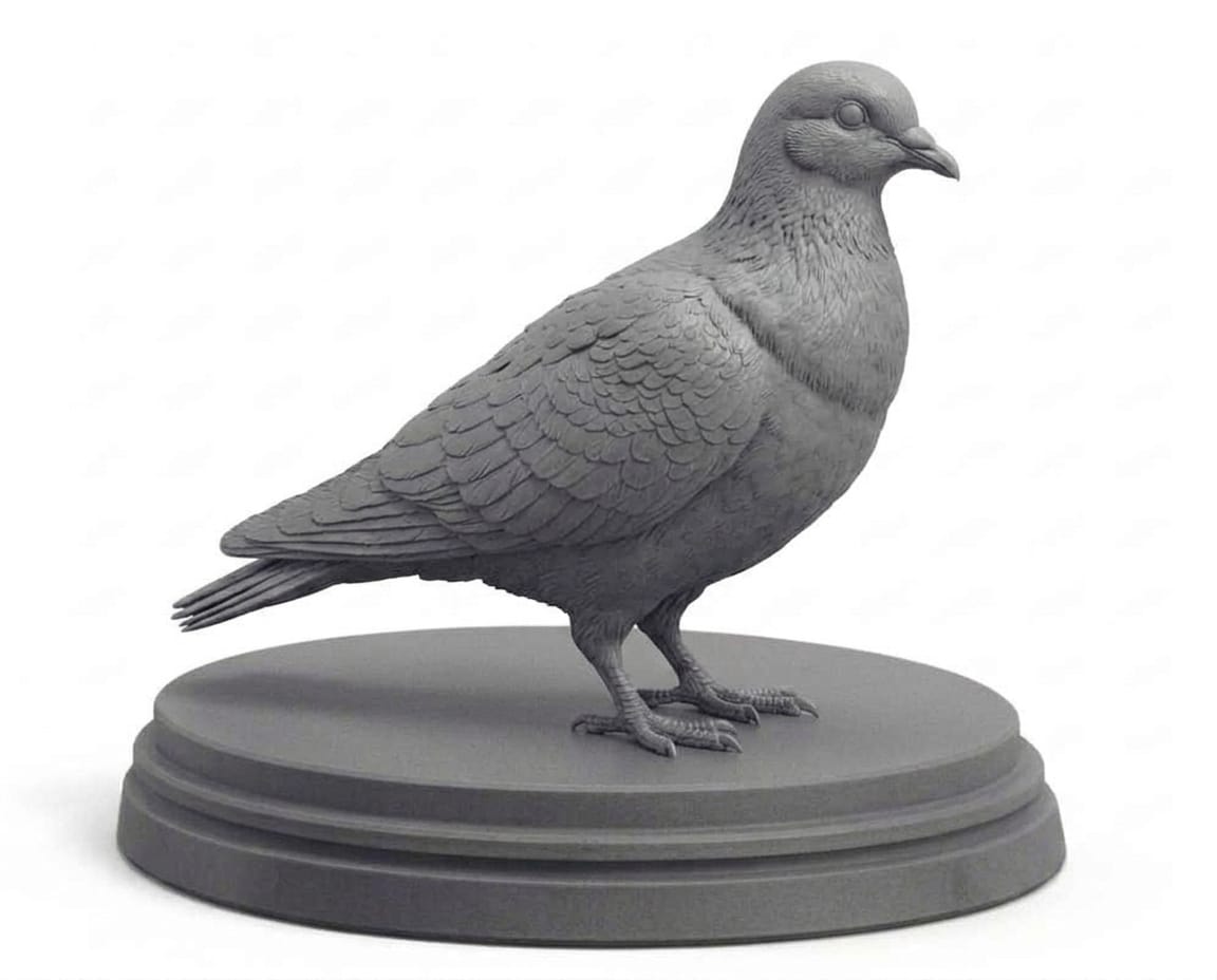 Pigeon Statue