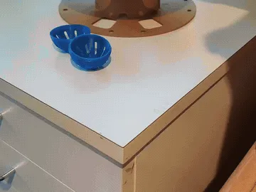 Upcycled Filament Spool Cat Toy