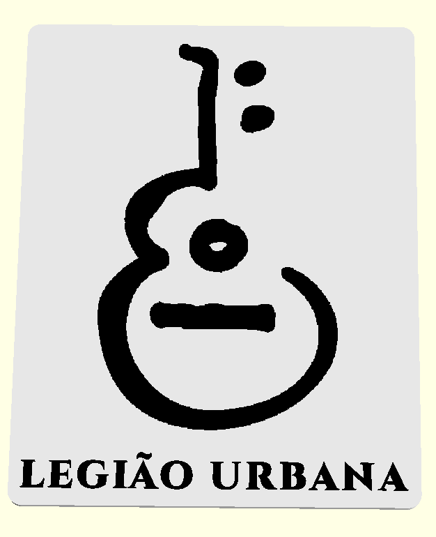 Legião Urbana - 3D Relief Plaque 3D model