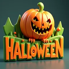 Halloween Pumpkin Sign
