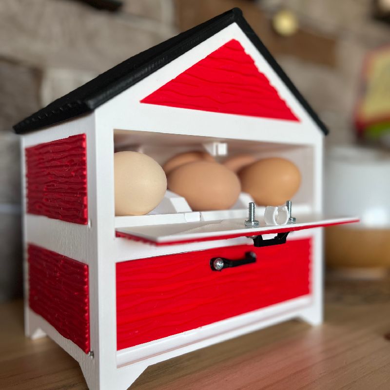 (12 eggs) Countertop Chicken Coop Egg Holder by k.makesstuff | Download ...