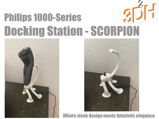 SCORPION docking station for Philips 1000 Series Dry shaver