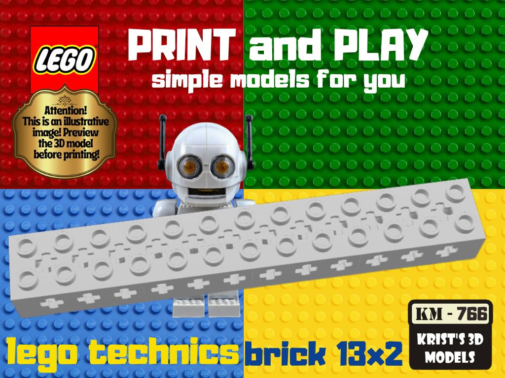 lego technics brick 13x2