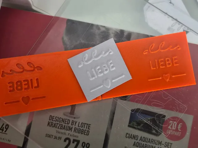 Papier Prägestempel
