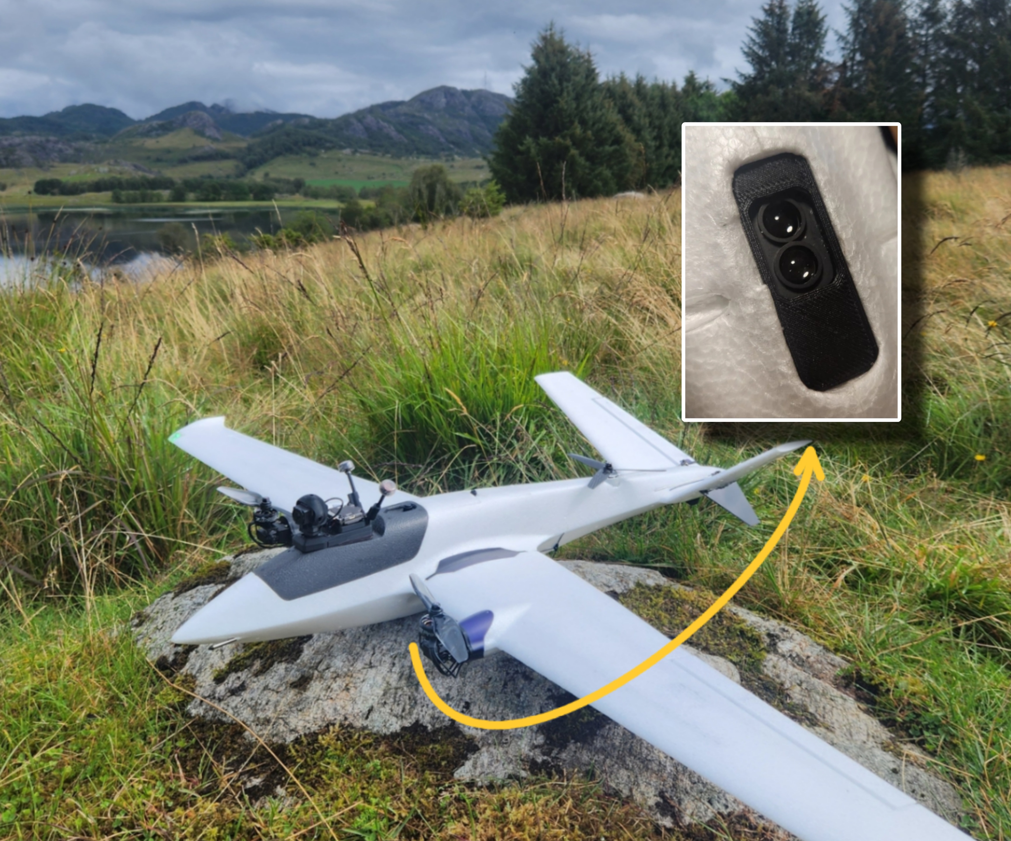 Lidar cover for Atomrc Swordfish