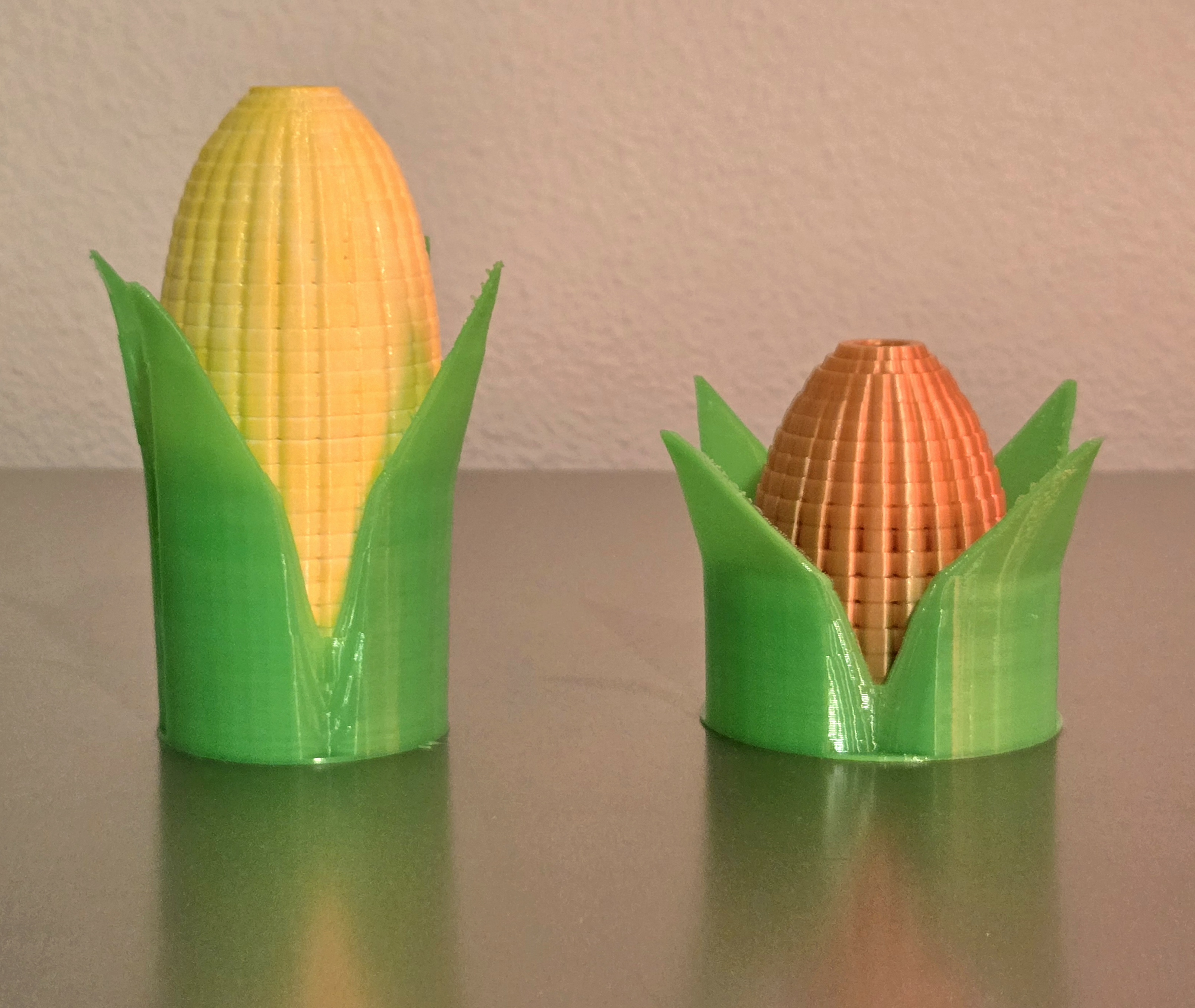 Hollow Corn Tea Light Covers and Solid Toys - Festive Harvest Twilight Decor