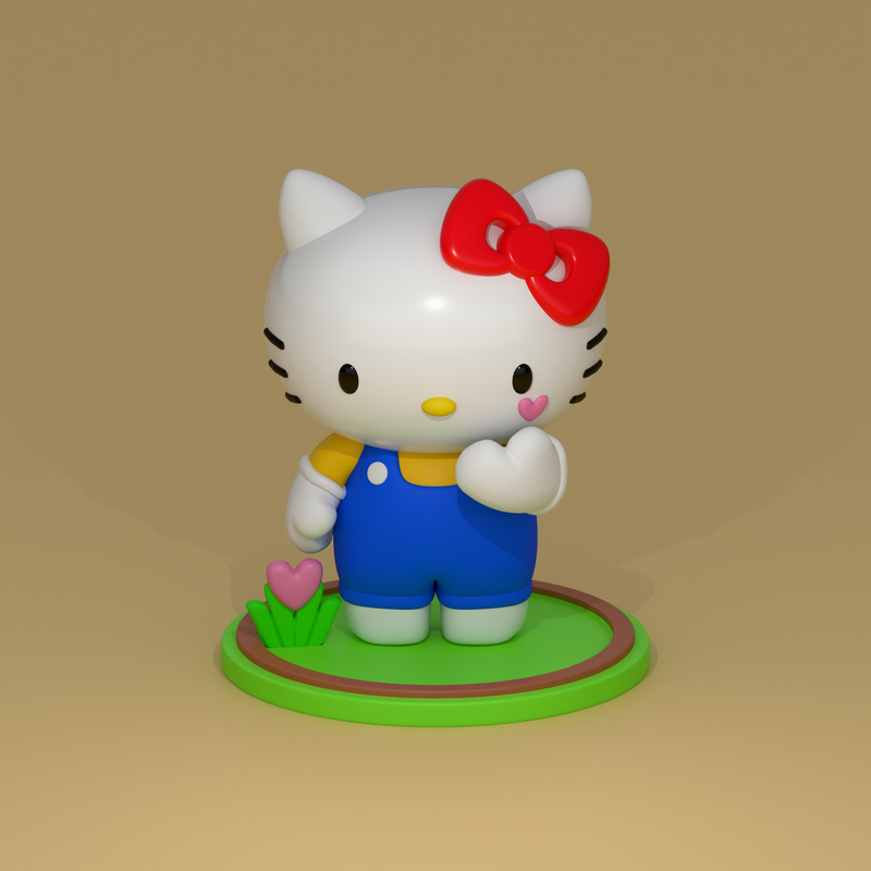 Hello Kitty Valentine＇s Day Edition by WasabiDes | Download free STL ...