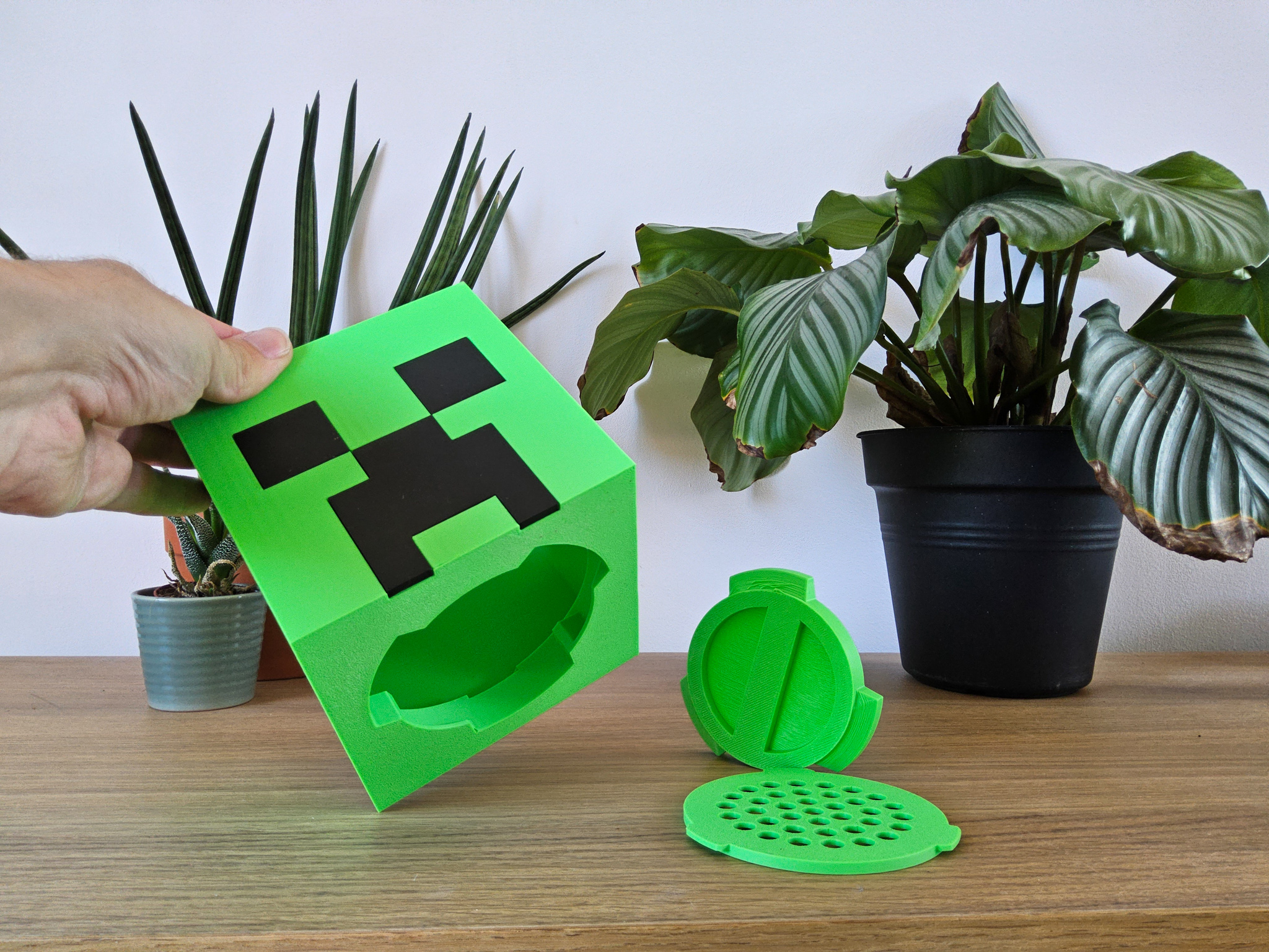 Minecraft Creeper Pot