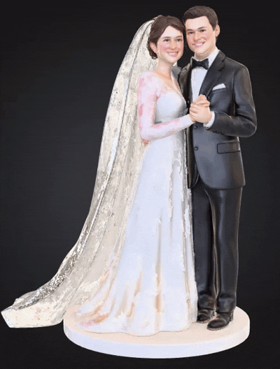 High-Detail 3D Figurine Cake Topper