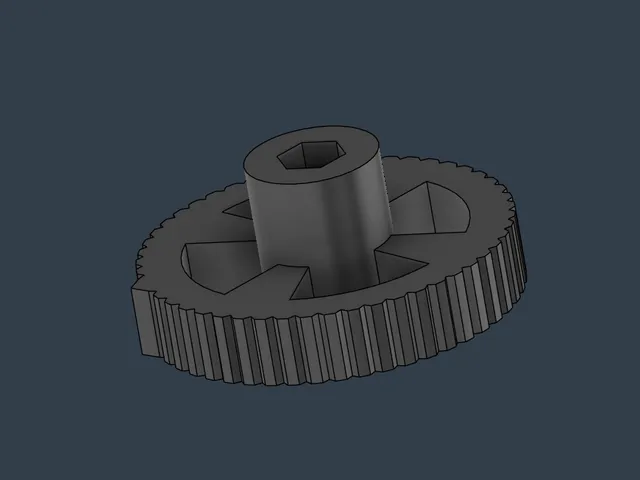 Yet another M4 nut knob wheel