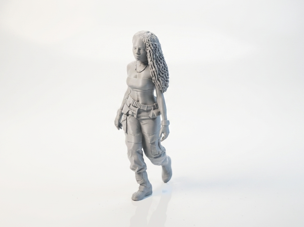 Commando Girl Figurine Star Wars 3D Printable