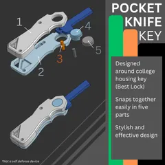 Pocket Knife Key Holder