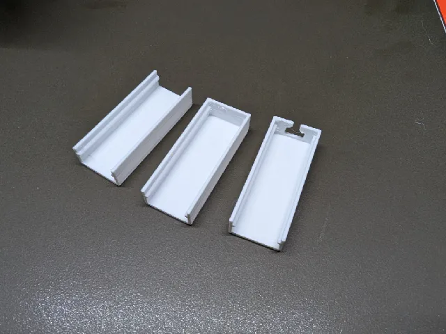 Parametric LED Profile Clip with optional endcap