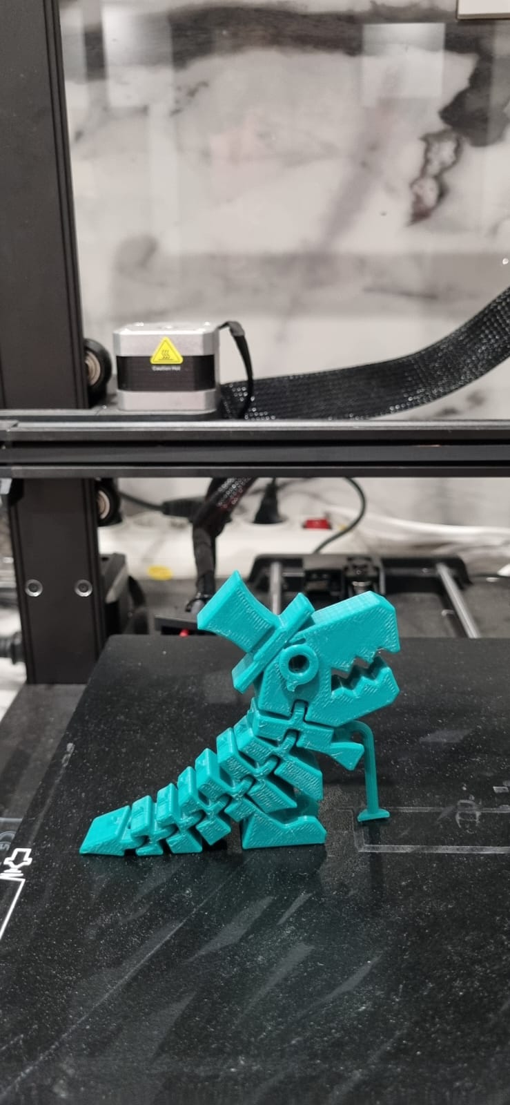 Sir Flexi Rex but with a walking stick