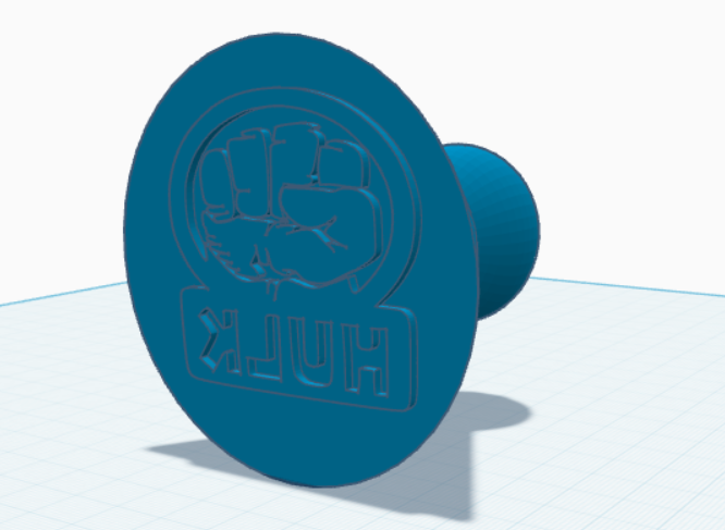 Hulk Fist Stamp