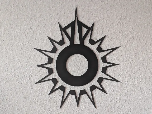 Black Sun Syndicate Crest - Star Wars - Sigil - 2D Wall Art - Stencil - SWTOR - Fan Art