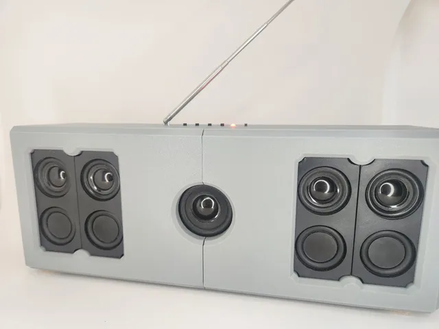 Boom box/radio very easy to build
