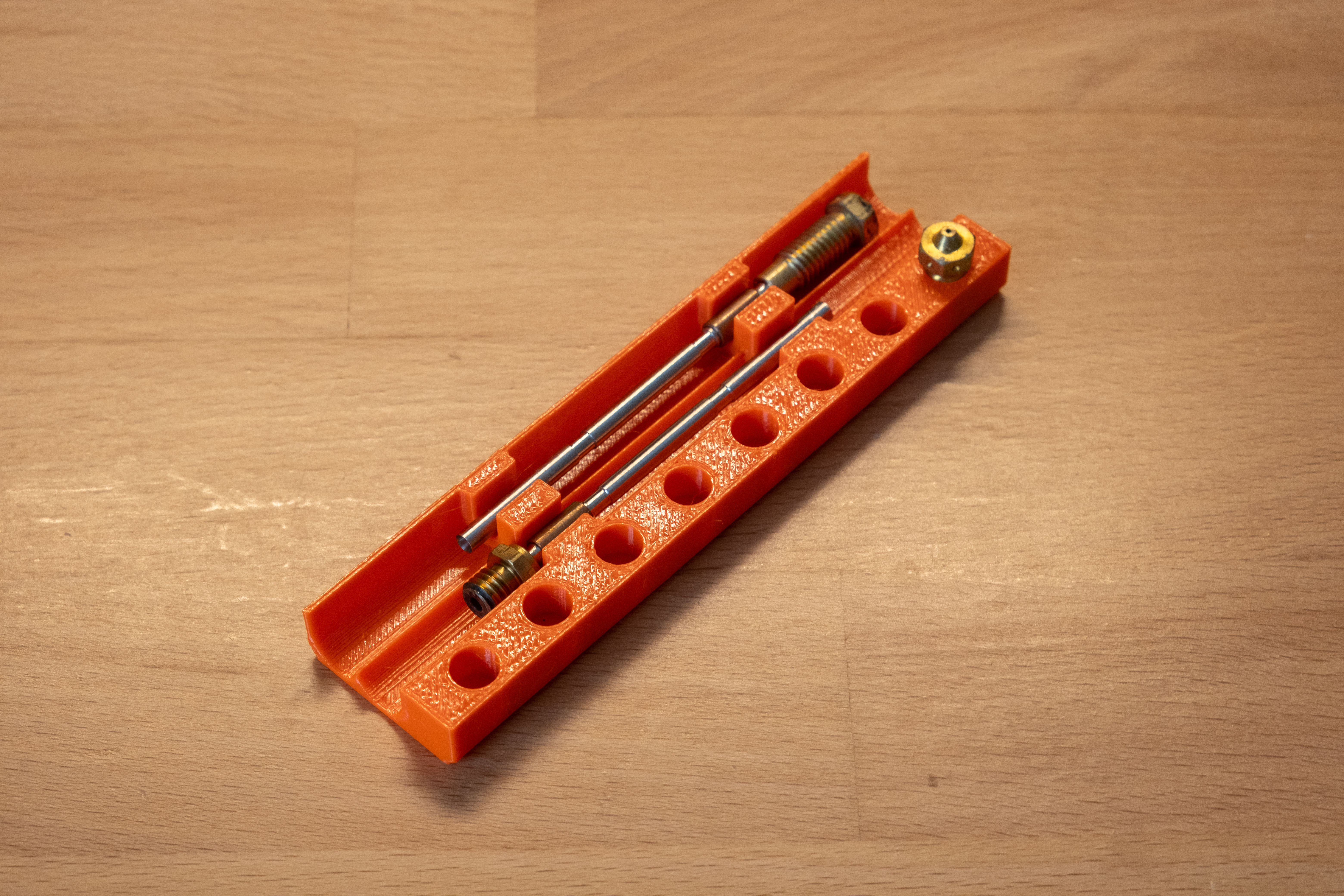 Prusa (Tools) Rugged Boxes: Nextruder and V6 nozzle insert