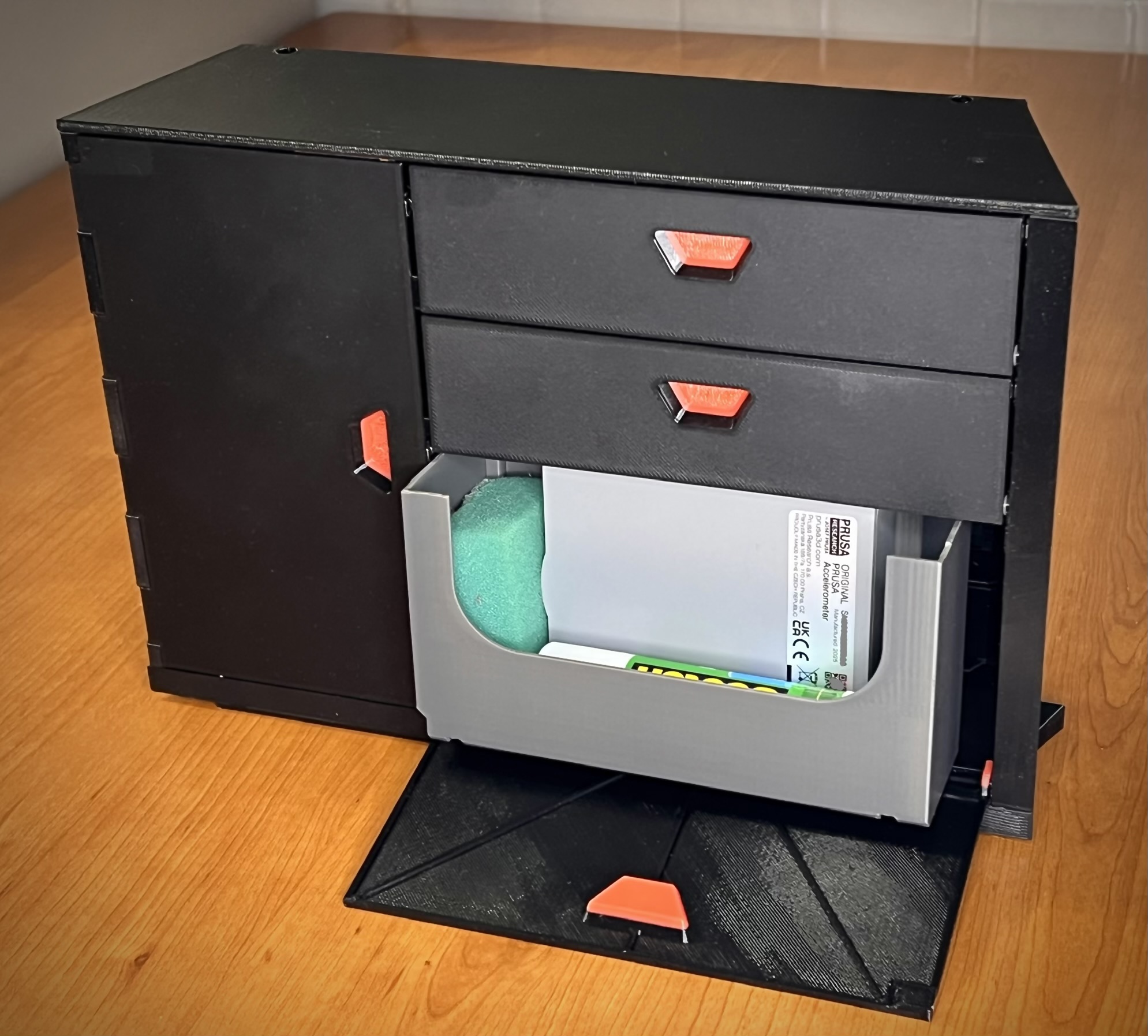 Core One Left Bay SpaceDock: Modular Drawers + Magnetic Door