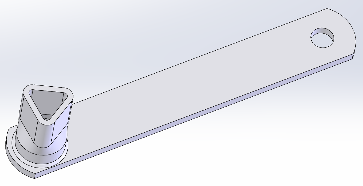 Dreikant Schlüssel für Poller etc. - triangle key for bollards