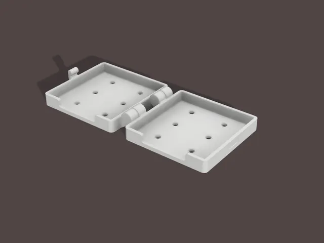 Print-in-Place Tongue Scraper/Cleaner Travel Case