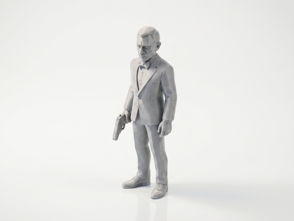 Daniel Craig James Bond Figurine Movies 3D Printable
