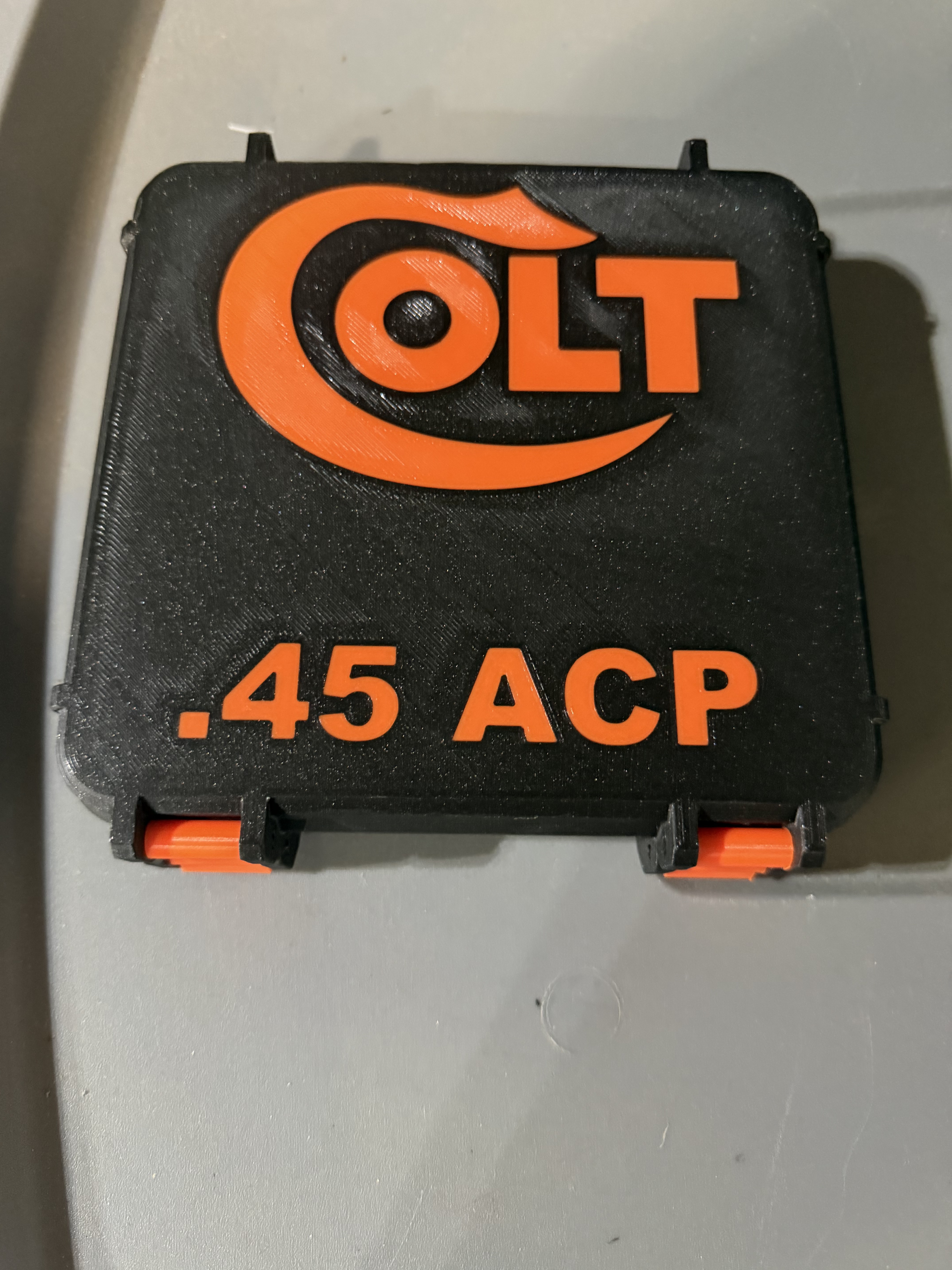 Taller Colt .45 ACP Ammo Box and pretty Lid