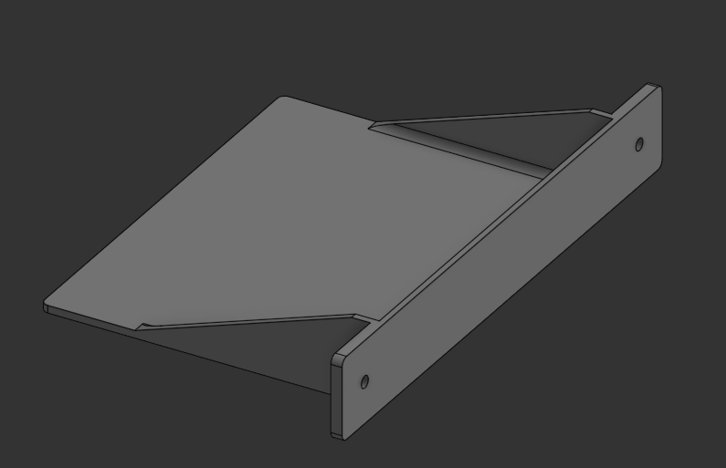 Empty 0.5u tray