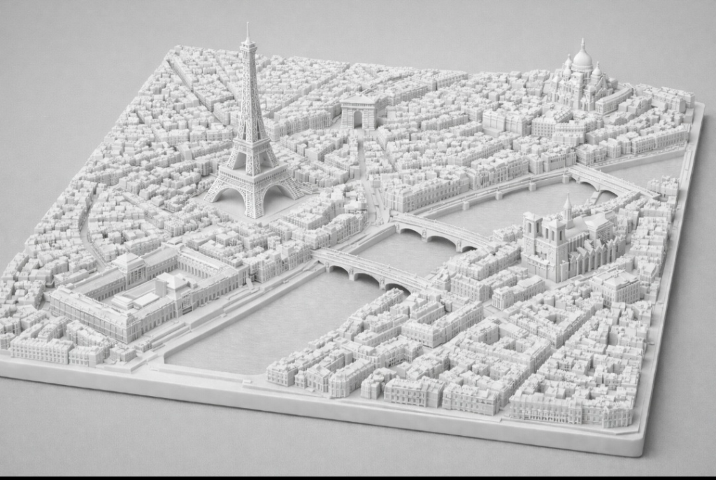 Paris 3d Modell