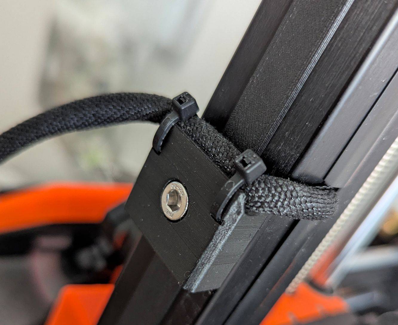 MINI x-axis stepper motor cable guide