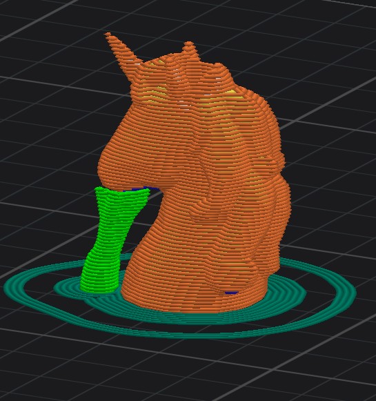 Miniatura 2 do modelo 3D 3d unicorn bead, low poly
