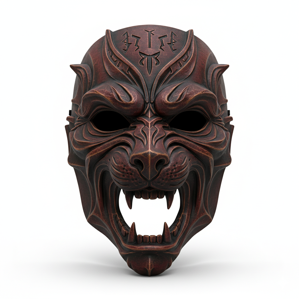 Infernal Cerberus Lord, mask, cosplay, wearable, costume, face, helmet