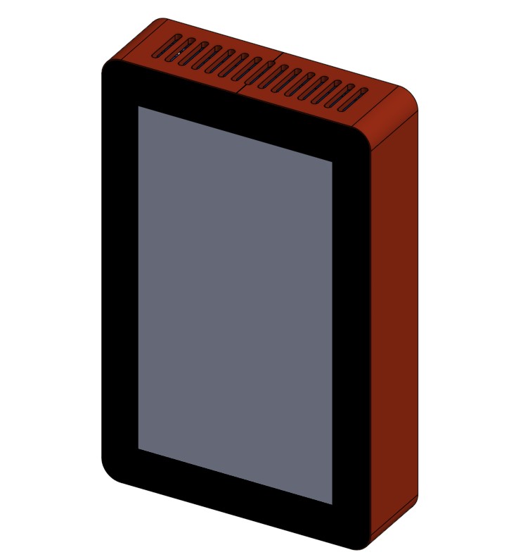 Wall Mount for Raspberry Pi Touch Display 2 and RPi4