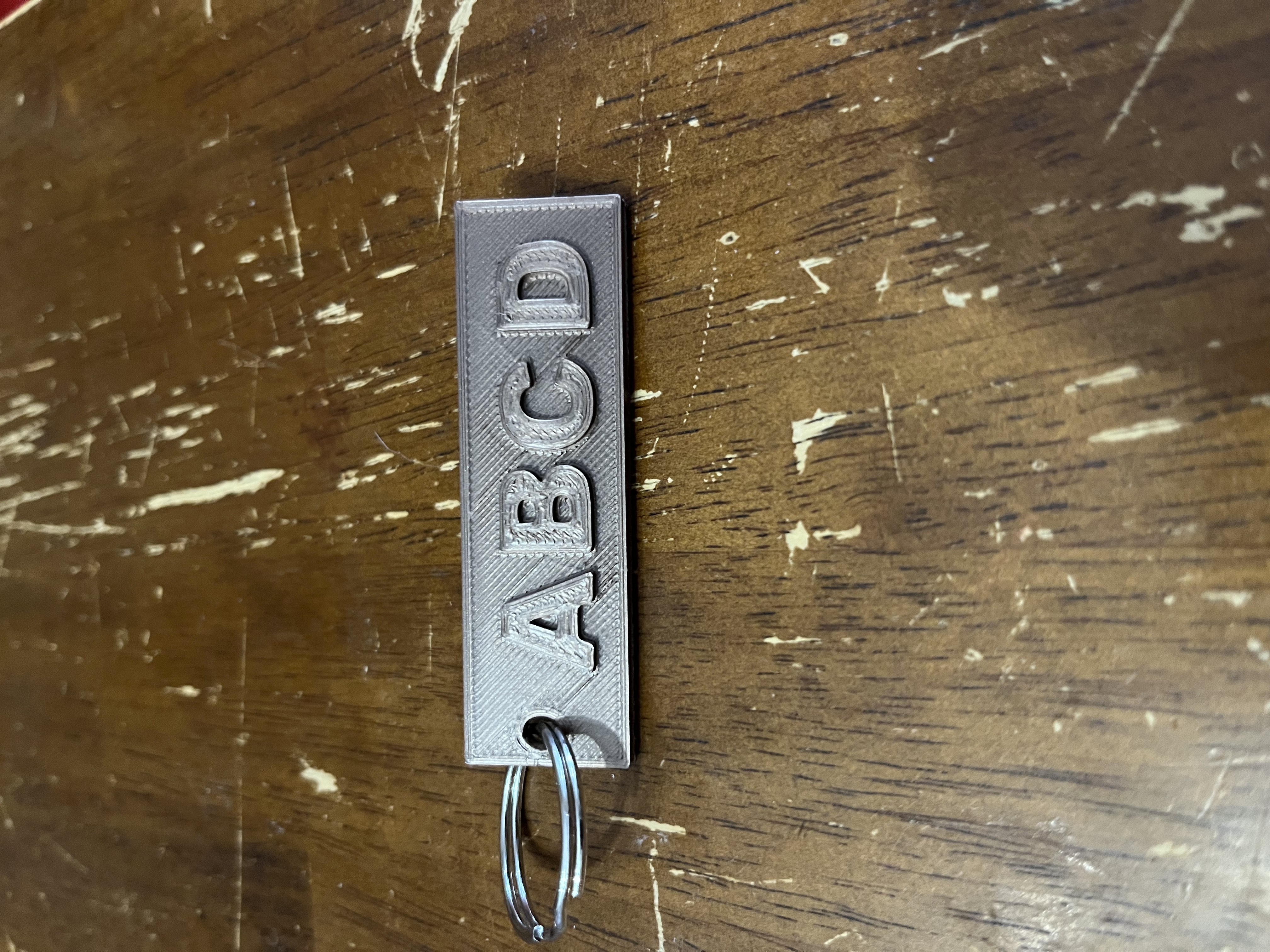 Customizable Keychain