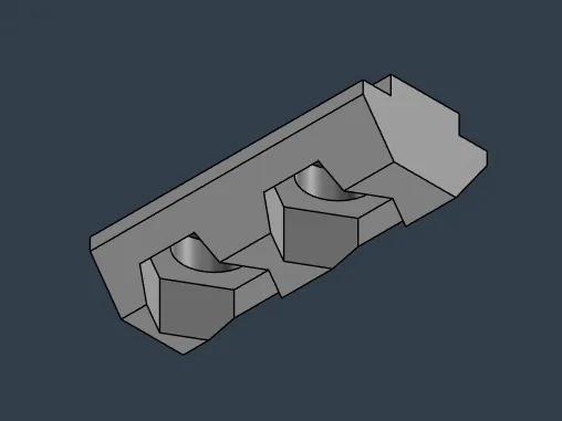 Dual M4 T-nut for V-slot