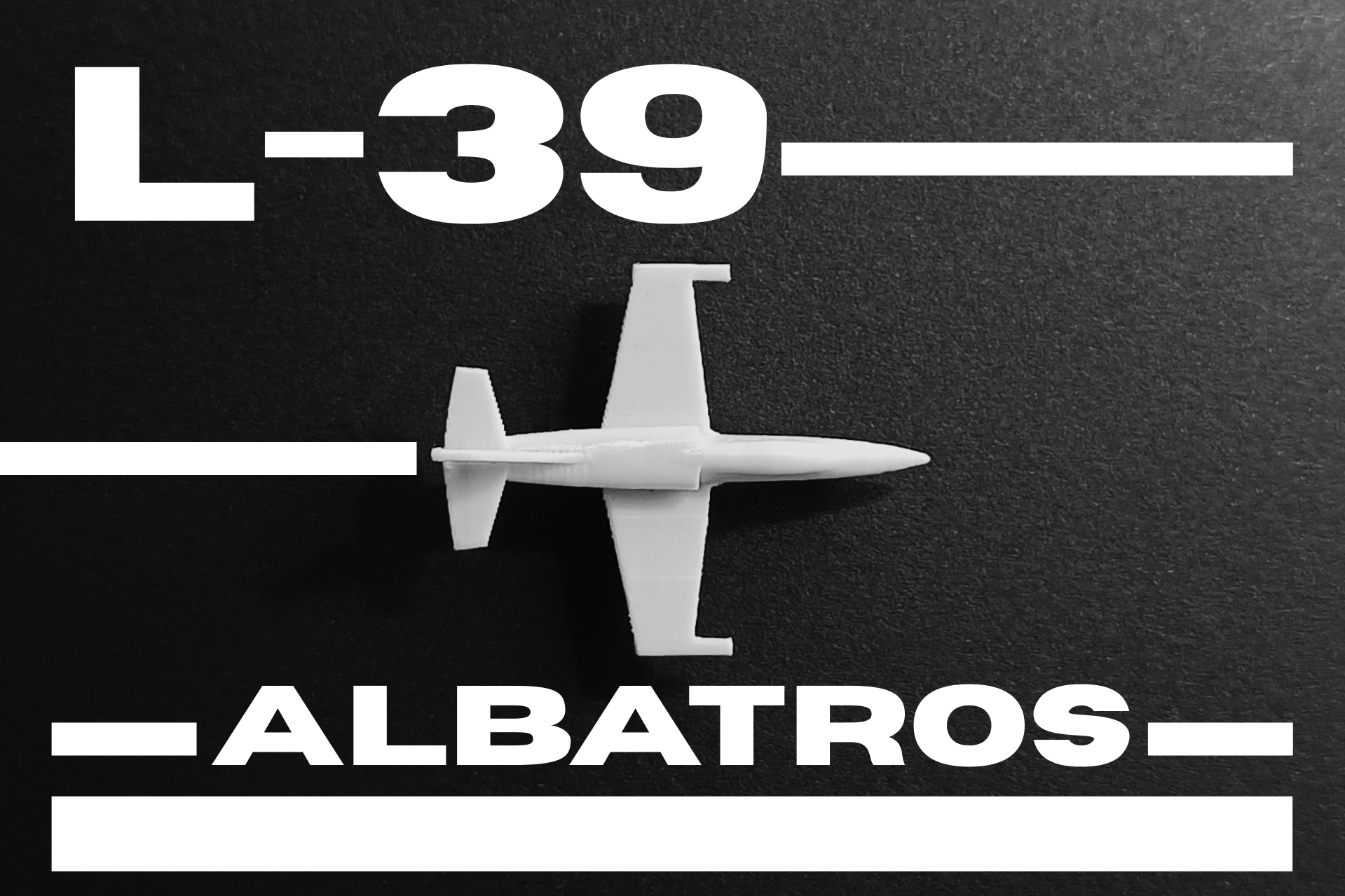 Aero L-39 Albatros print-in-place micro attack aircraft and trainer