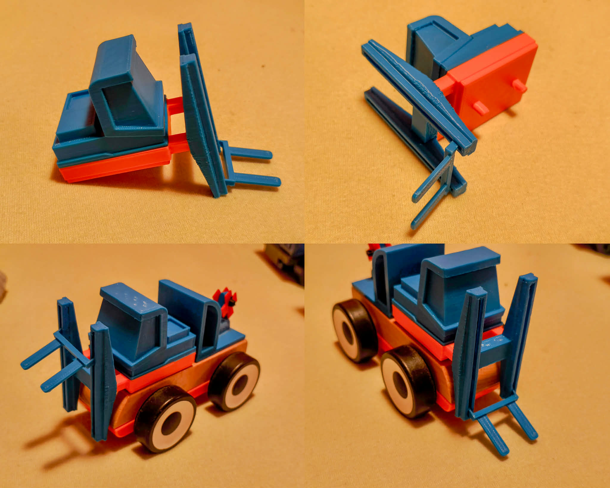 Ikea Lillabo Movable Forklift 3D model