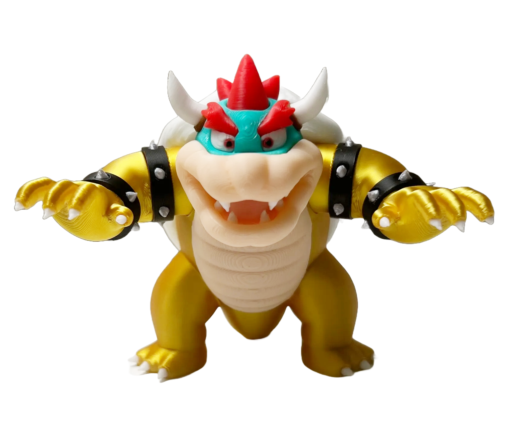 Bowser from Mario Games Remix - Single-Piece Shell, Shell Border & Belly